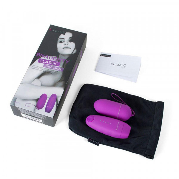 B Swish Bnaughty Classic Unleashed Bullet Vibrator - Grape
