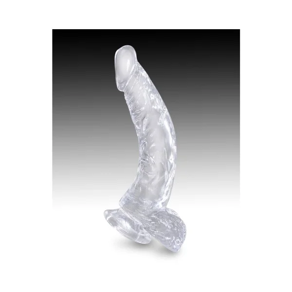 King Cock Clear 7.5in Cock With Balls — image 7 of 13