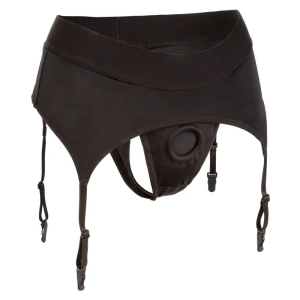 Boundless Thong With Garter Strap-On Harness By CalExotics - 2 X-Large / 3 X-Large