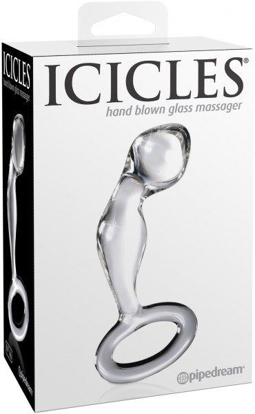 3.5" Glass Prostate Massager