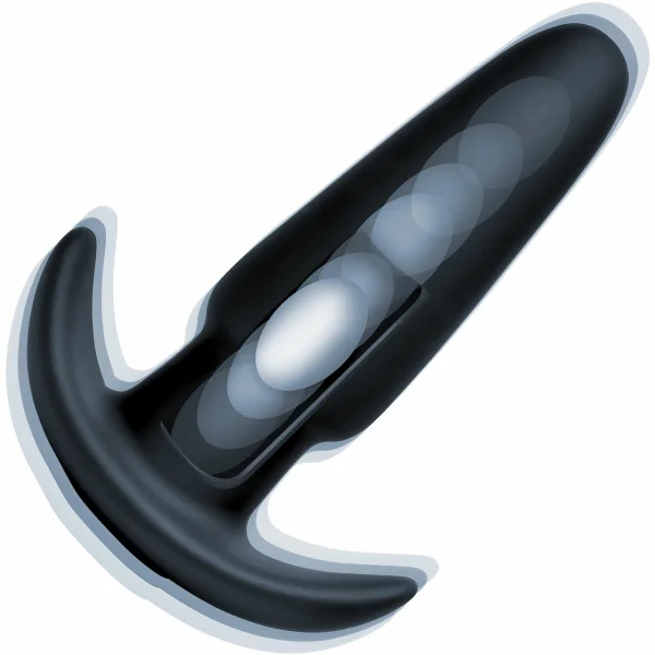 Thump It 7X Silicone Rechargeable Thumping Anal Plug With Remote Control - Medium