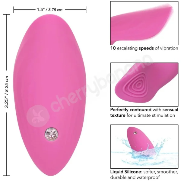 LuvMor Teases Curved Ultra-Plush Silicone Clit/Vulva Massager Vibe