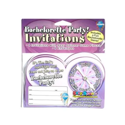 Bachelorette Party Invitations Purple