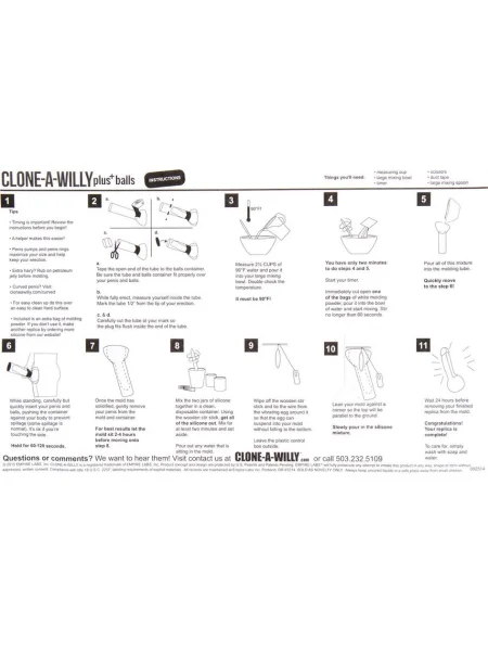 Clone-A-Willy and Balls Vibrator Molding Kit