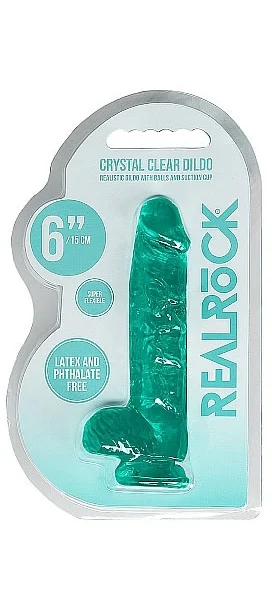 6" Realistic Cock + Balls