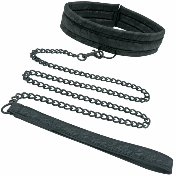 Midnight Lace Collar and Leash by Sportsheets
