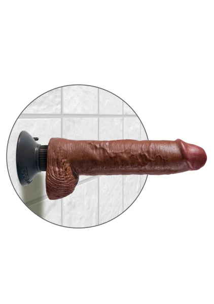 King Cock 10'' Vibrating Cock with Balls