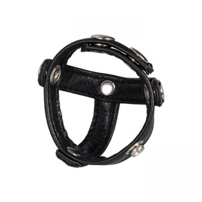 Bondara Real Leather Tri Cock Strap