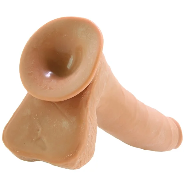 Realistic D Slim 9 Inch ULTRASKYN Ballsy Dildo — image 7 of 11