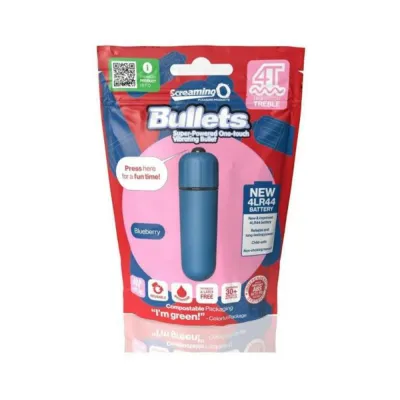 Bullets Discreet Screaming O 4t Bullet Vibrator Blueberry