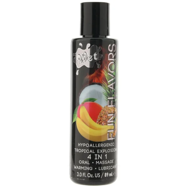 Wet Fun Flavors Tropical Explosion Warming Water-Based Lube | 3oz