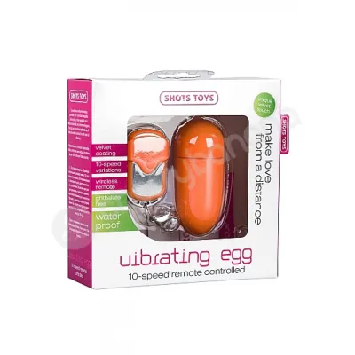 Shots Toys Orange Vibrating Egg