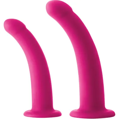 Shi Shi Sugar Sugar Silicone Dildo 5 6 Inch Set Pink
