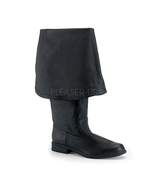 MAVERICK-2045 - Men\'s 1 1/2"Black Pirate BT W/ 11" Bell Cuff — image 5 of 8
