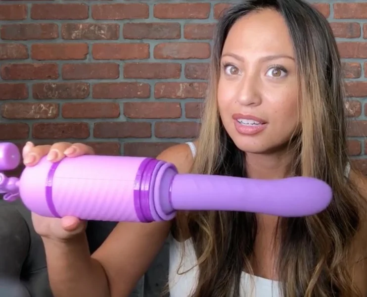 Love Thrust-Her Thrusting Silicone Vibrator