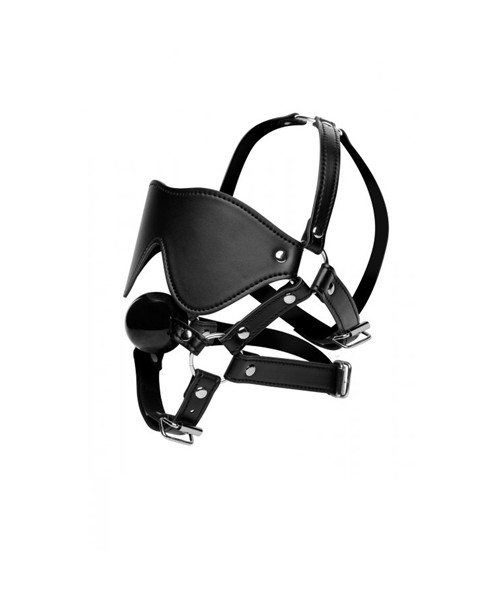 Blindfold Harness and Ball Gag