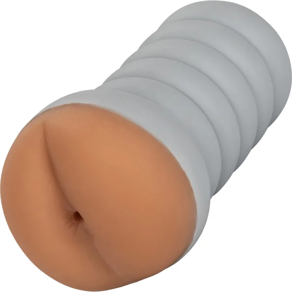 Gripper Ribbed Tight Ass Brown Masturbator