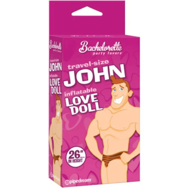 Bachelorette Party Favor Travel Size John Blow Up Doll