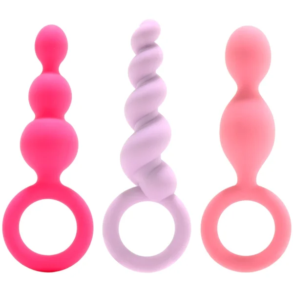Satisfyer Booty Call Silicone Anal Plugs - Set Of 3 - Colors — image 8 of 9