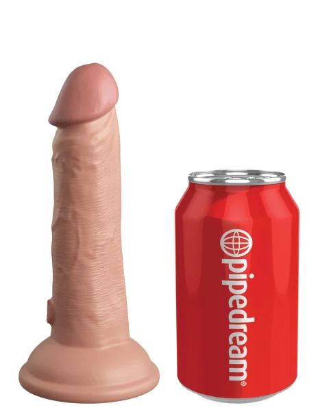 6'' Vibrating Dual Density Cock
