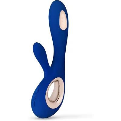 Lelo LELO SORAYA Wave Luxurious Rabbit Massager Midnight Blue with Unique WaveMotion technology