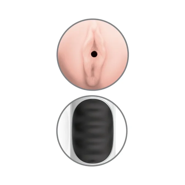 Mega Grip Squeezable Vibrating Strokers Pussy