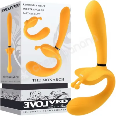 Evolved The Monarch Multi Use Couples Vibrator With Removable Shaft