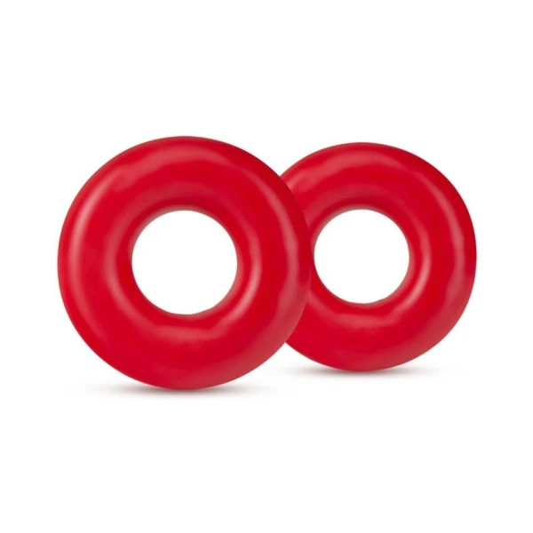 Stay Hard - Donut Rings Oversized - Red — image 12 of 16
