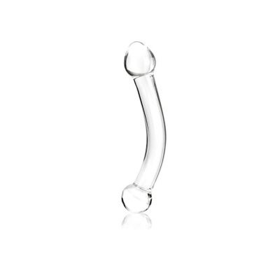 Glas Curved G spot Stimulator Glass Dildo 6 7 Inch