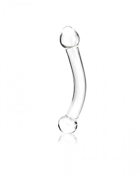 Glas Curved G-spot Stimulator Glass Dildo - 6.7 Inch