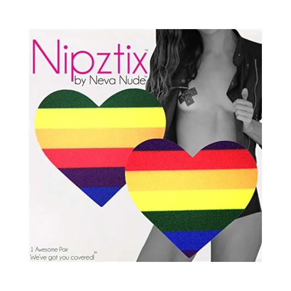 Neva Nude Pasty Heart Rainbow — image 5 of 9