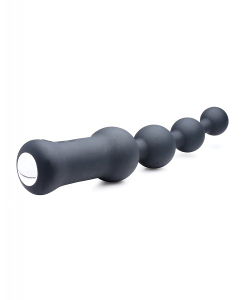 Master Series Deluxe Voodoo Beads 10x Silicone Anal Beads Vibrator — image 3 of 9