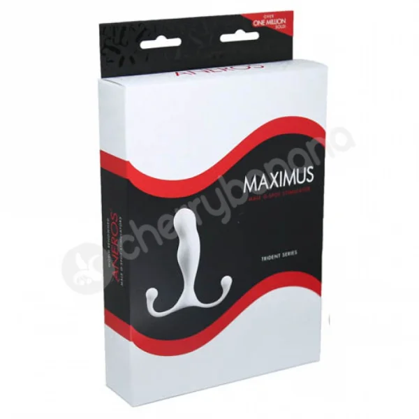 Aneros Maximus Trident White Male Prostate Massager