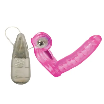 Ultimate Triple Stimulator Vibrating Cock Ring With Dong 2 x AA