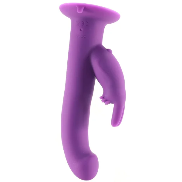 G-Spot Rotating Rabbit Peg Silicone Rechargeable Vibrator by The Rabbit Company - Purple
