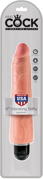 9" Vibrating Stiffy Cock