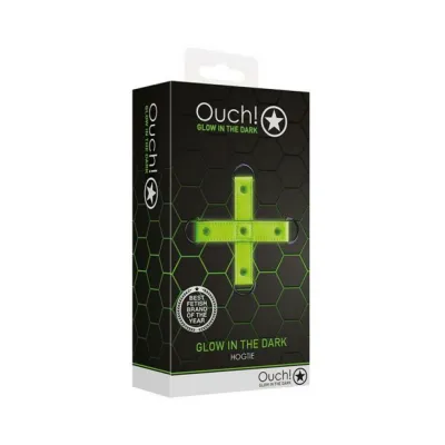Ouch Glow Hogtie Glow In The Dark Green