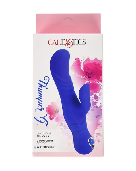Thumper G Rabbit Vibrator - Blue - 6.8 Inch