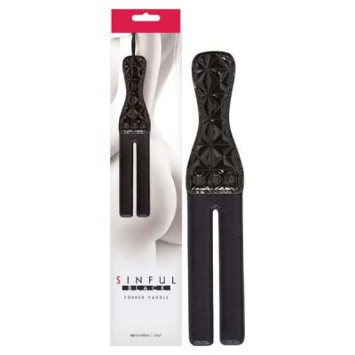 Sinful Forked Paddle Black Paddle