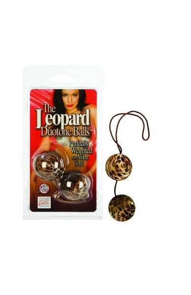 Leopard duotone balls