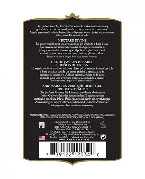 Kama Sutra Divine Nectars Strawberry Dreams 5oz