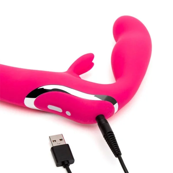 Happy Rabbit Strapless Strap On Rabbit Vibe