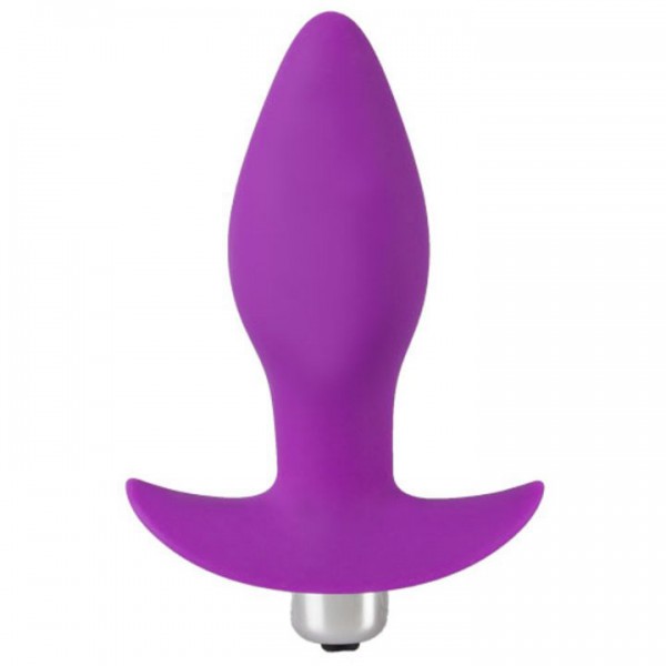 Bondara Purple Silicone Anchor Vibrating Butt Plug – 4 Inch