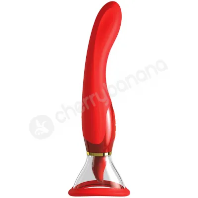 Fantasy For Her Ultimate Pleasure 24K Gold Luxury Edition Pussy Pump Tongue Vibrator Set