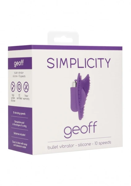 GEOFF Bullet Vibrator (Purple)