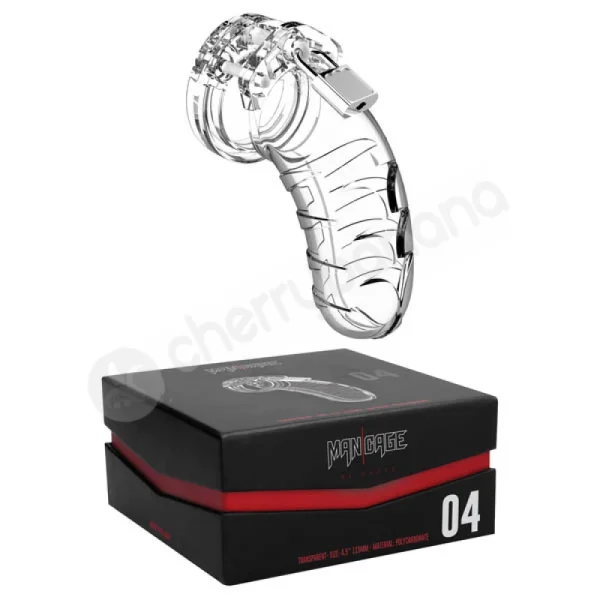 Mancage Model 04 Clear Male Chastity Cage