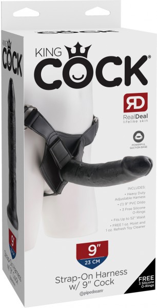 Strap-On Harness + 9" Cock