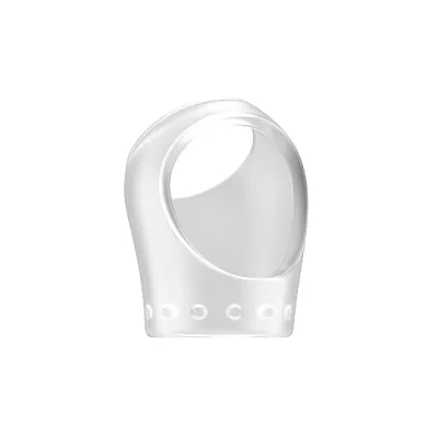 Sono No 45 Cockring with Ball Strap Translucent