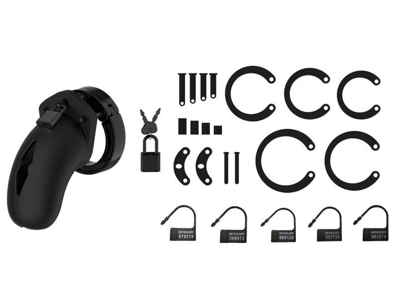 Chastity Cage Black Medium