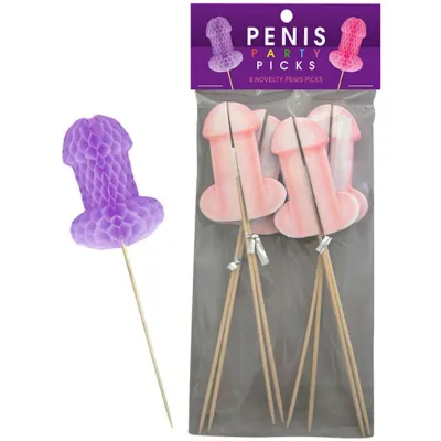 Penis Honeycomb Tissue Party Picks
